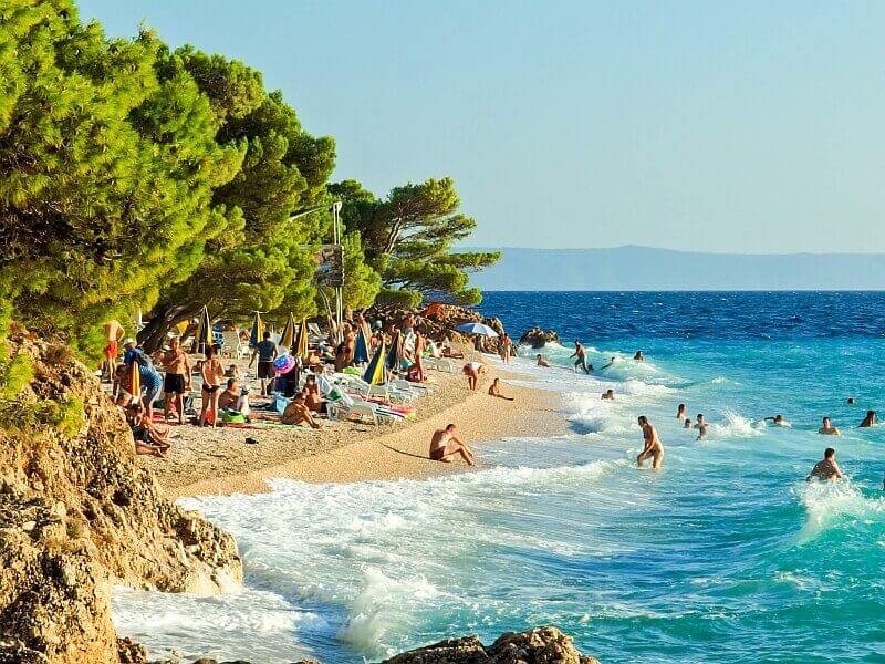 Baška Voda beach